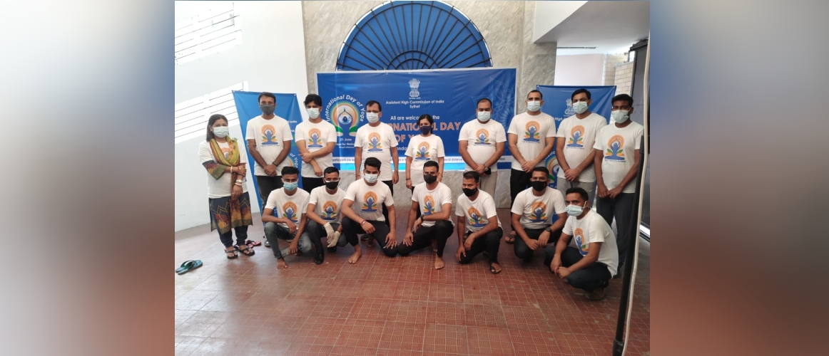  7th International Day of Yoga was celebrated by AHCI Sylhet by holding a Yoga session on Yoga for  Wellness at its premises on 21 June 2021